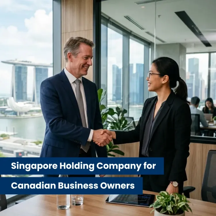 Singapore holding company for Canadian founders